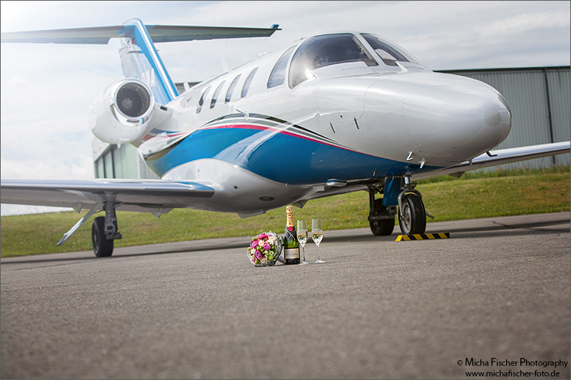 Sektflasche+Flieger 3143